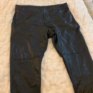 Express Leather Leggings